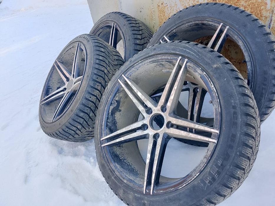 Диски R18 5х114.3+Резина Шипы