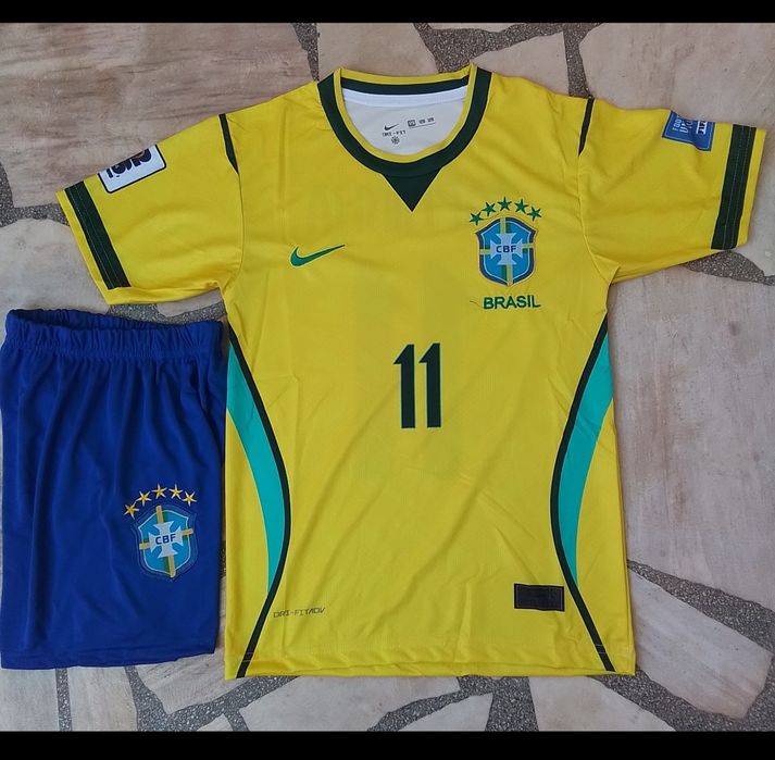 NEYMAR JR. 10 RAPHINHA 11 детско юношески екипи футболни екипи BRAZIL НОВО 2026-27 година