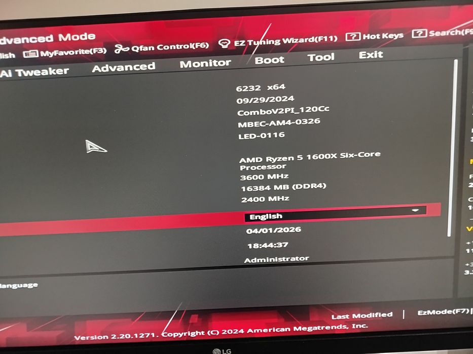AMD Ryzen 5 1600x