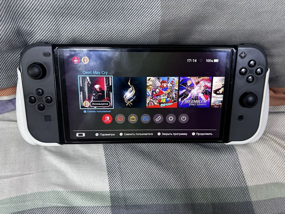 Nintendo Switch Oled прошитый/взломанный 512GB