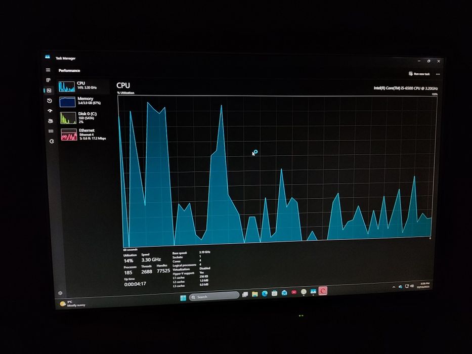 Kit gaming middle i5 6500+hp8054(U3E1)