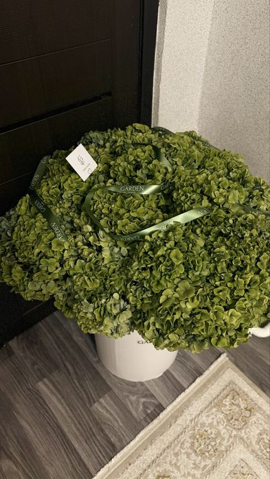 Букет цветы гортензии