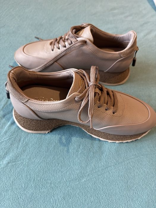 Маратонки естесвена кожа