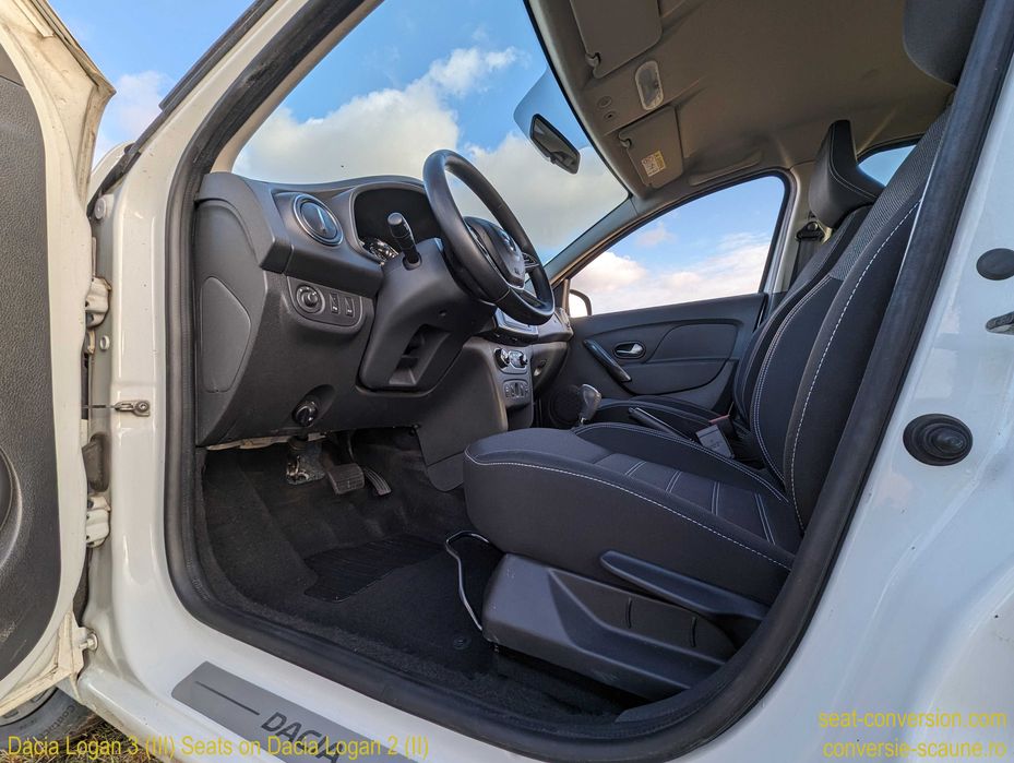 Sistem adaptare scaune de Logan Sandero 3 III pe Logan Duster < 2020