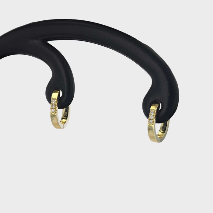 Cercei (tortite bebe)aur 18k cu briliante cod 8338