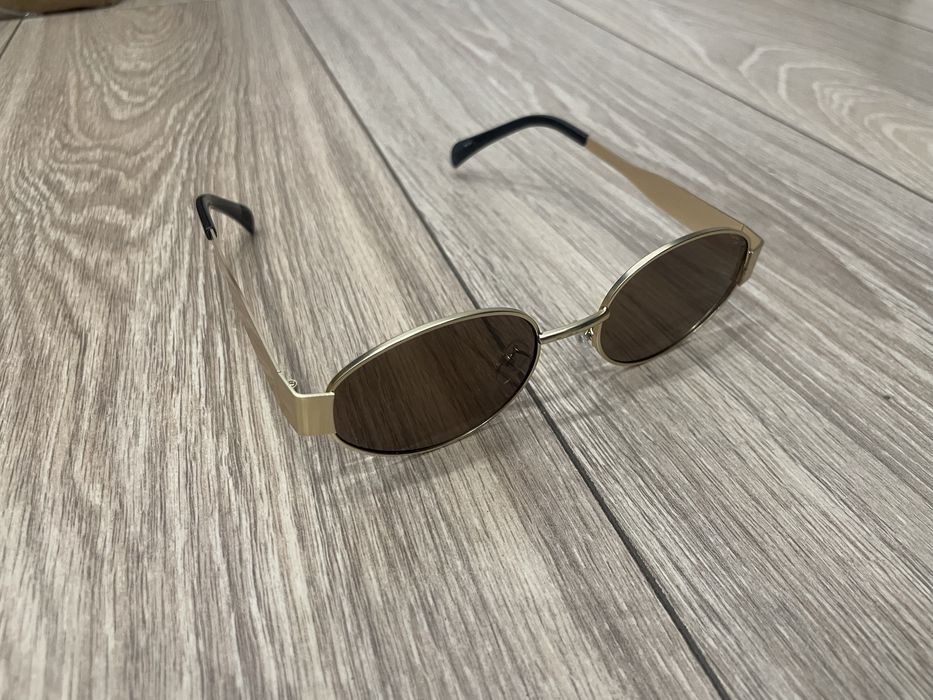 Солнцезащитные очки овальные однотонные