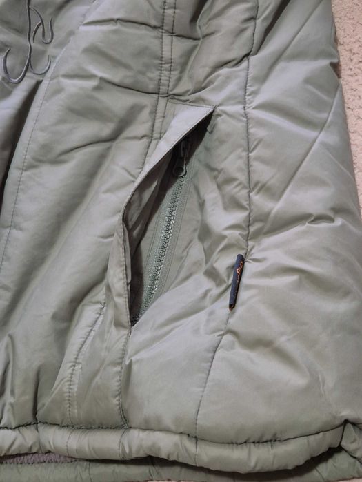 Jachetă matlasată verde-salvie, dama, brandul Gigabond, XL, impecabila