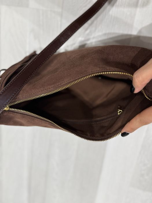 Замшевая сумка bershka