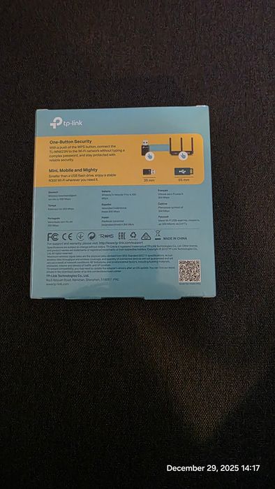 Placa de retea USB 300 Mbps TP-Link TL-WN823N nou sigilat