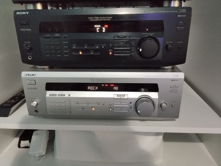 мощен стерео усилвател и рисиивър Sony STR-DE435 нов внос от Англия