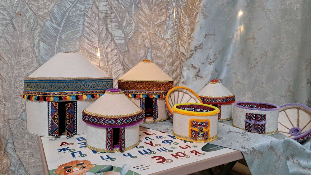 Юрта фетр, ручная работа