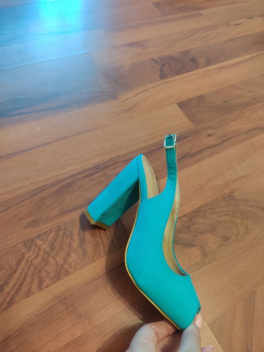Pantofi ocazie turcoaz
