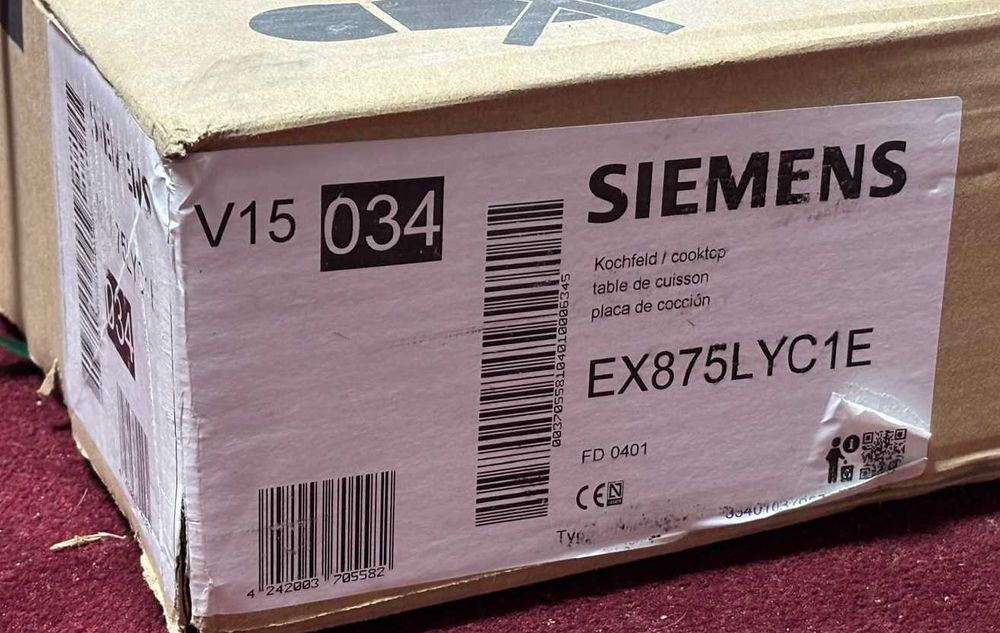 Plita inductie SIEMENS EX875LYC1E 4 zone de gatit, noua, garantie