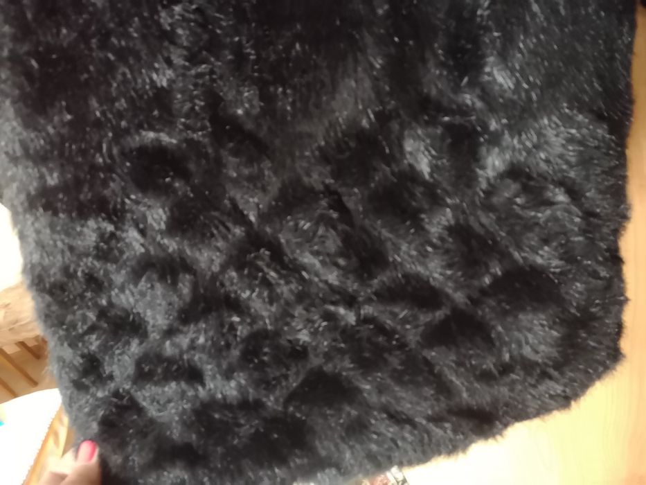 Кожено палто от косъм