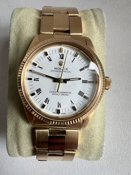 Rolex Oyster Perpetual  aur 18 k full set
