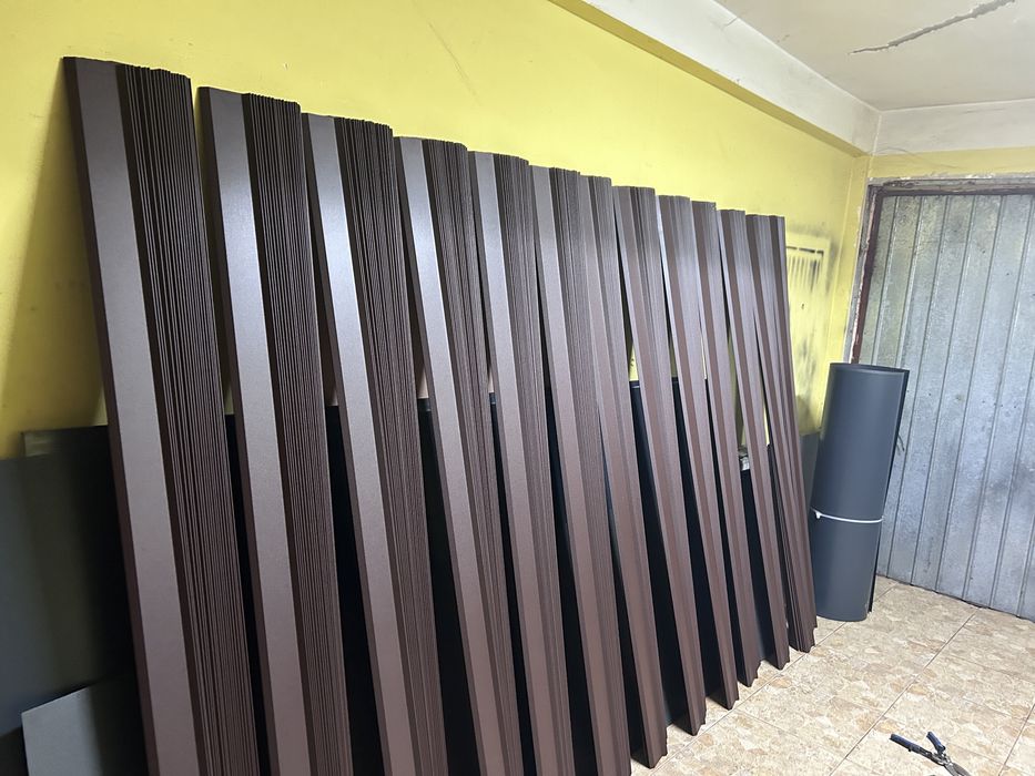 Elemtente gard jaluzea sipca metalica decupare laser