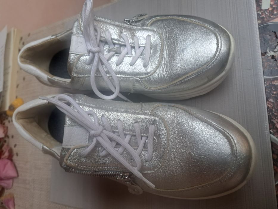 Snikers damă  Waldläufer silver