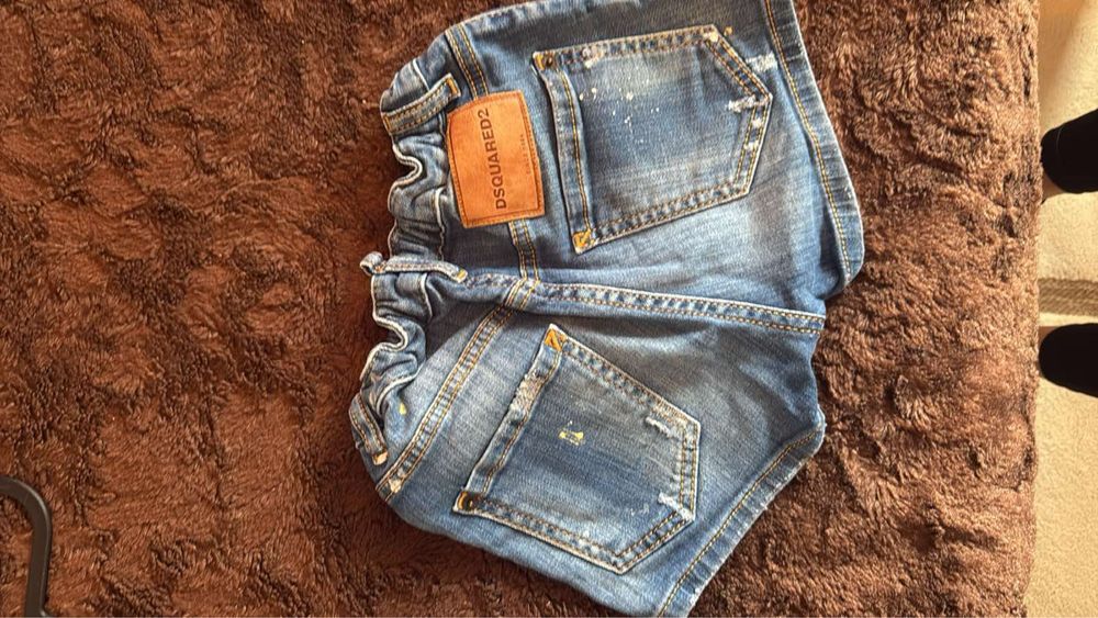 dsquared къси дънки момиче 10 год