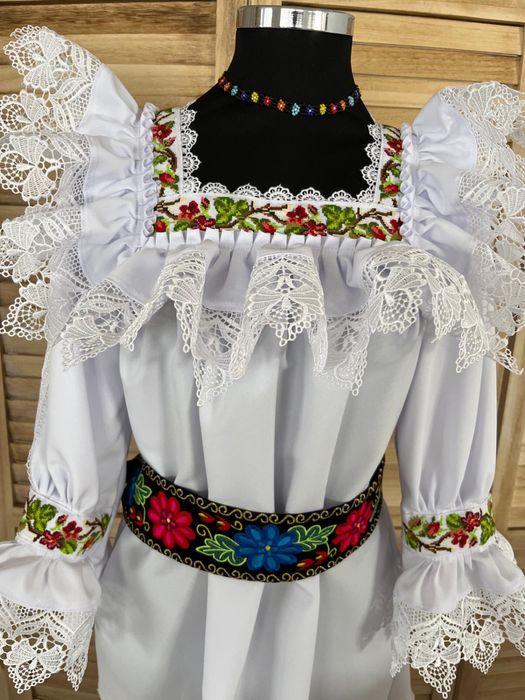 Camasa traditioanala de Maramures cu brau pentru femei