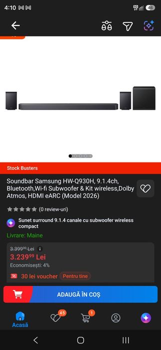 Soundbar samsung hw Q930F