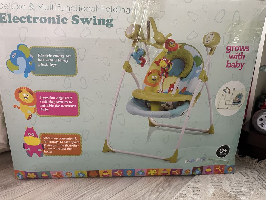 Детская музыкальная люлька качалка