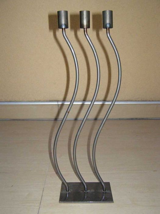 винтидж фруктиера свещник стар пепелник месинг vintage deco