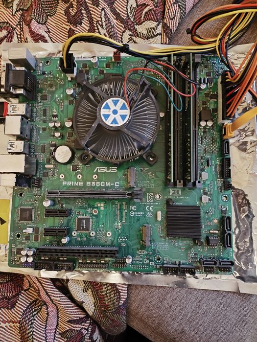 Мат.плата 1151 v2+Intel i3-8100