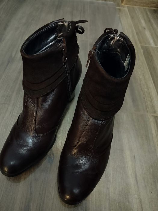 Ghete de piele naturală femei mărimea 37