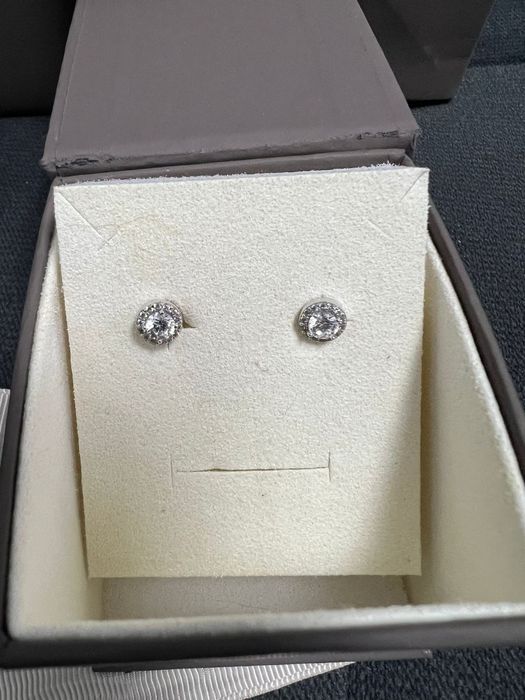 Set,  lant cu pandantiv si cercei aur alb TAILOR noi