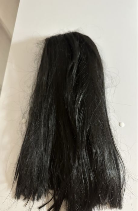 Перука за коса -черна