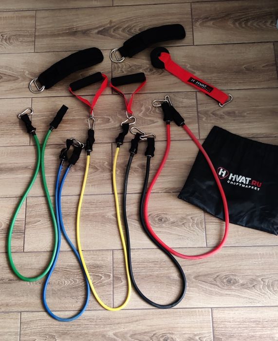 Экспандер Бубновского 5 в 1 Тренировочные Фитнес жгуты
