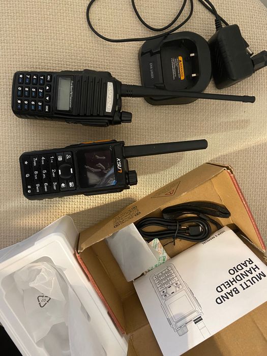 Set 2 stații radio Baofeng UV-82 + KSun UV-108D