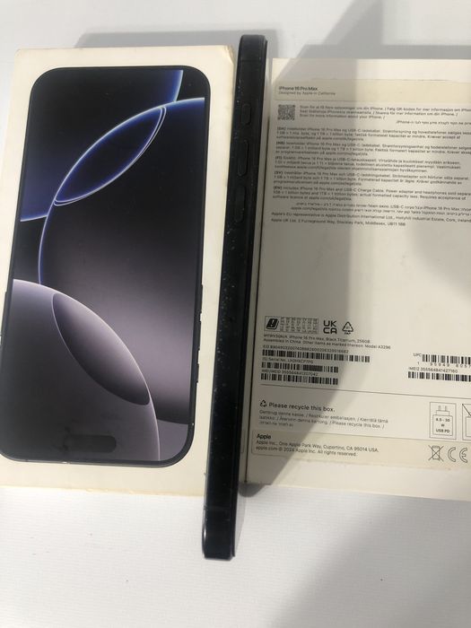 Iphone 16 pro max black