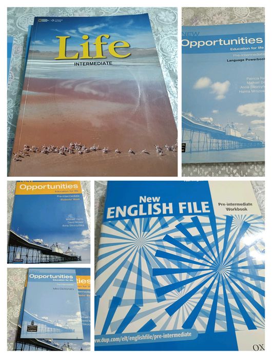 Учебники и видеокассеты для изучения английского языка