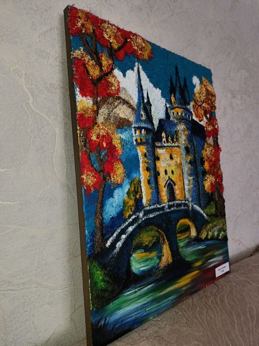 Картина из нитей