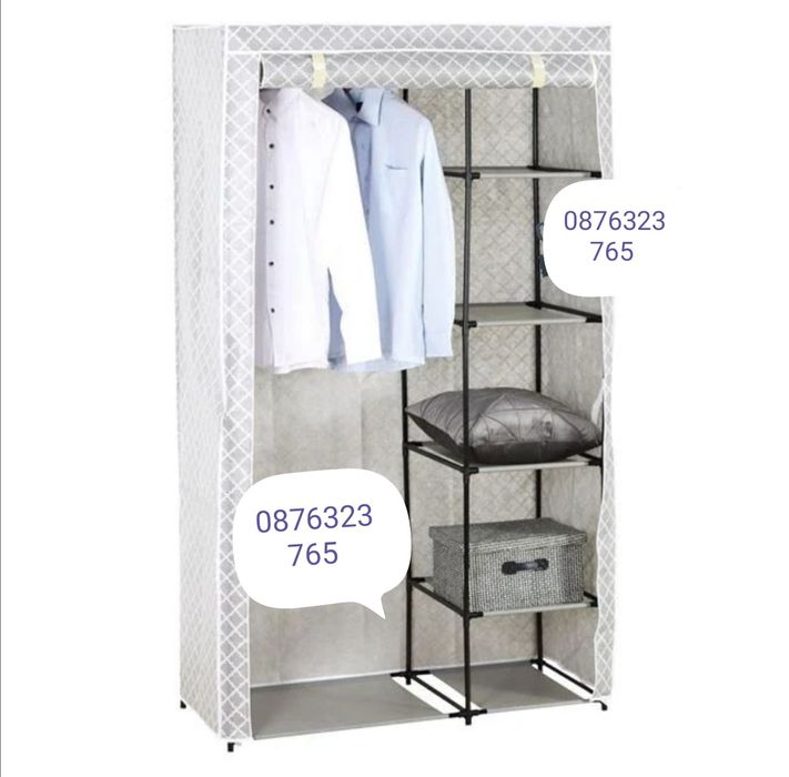 Текстилен практичен гардероб Мебели