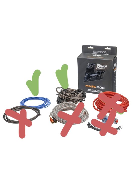 AMP акустический кабель Mass 2.08 CCA