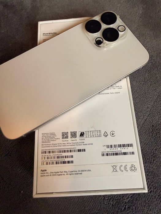 iPhone 15 ProMax 512Gb White