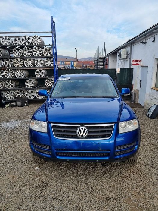 Bara fata Volkswagen Touareg 7L 2003 - 2006 ALBASTRU (1127) Diesel model fara spalatoare ...