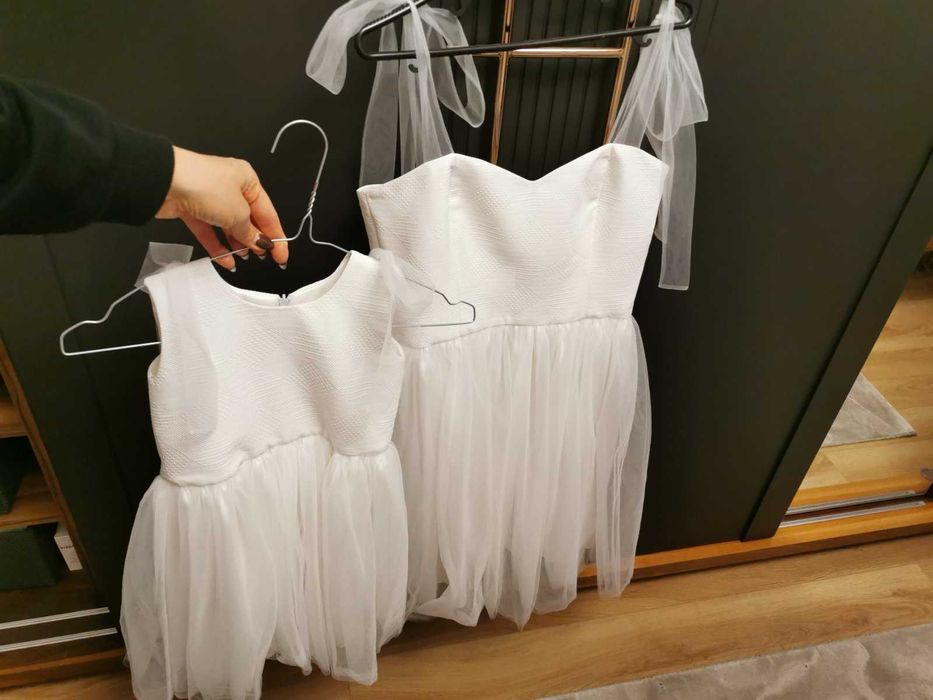 бяла бутикова рокля