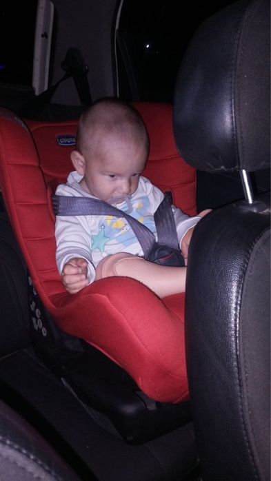 Автокресло с рождения до 18 кг, с бампером