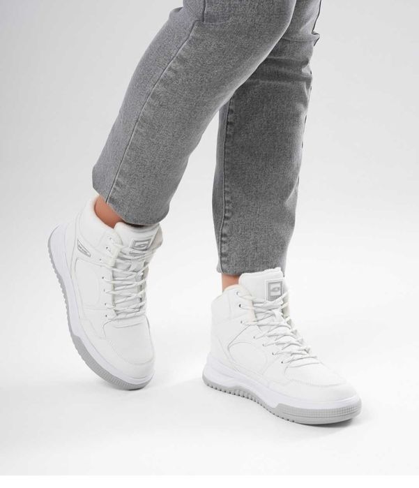 Ботинки женские,белые.