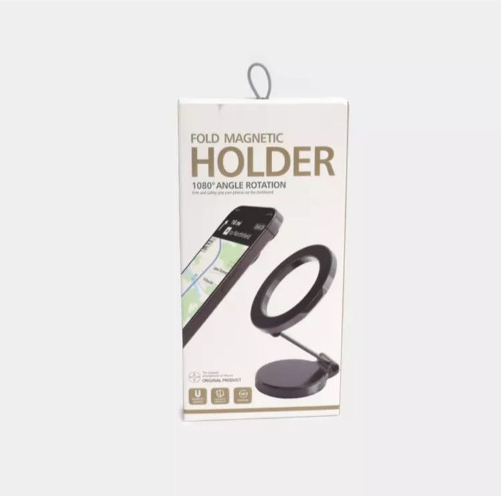 360 gradusga aylanadigan magnitli telefon ushlagich avtomobilga