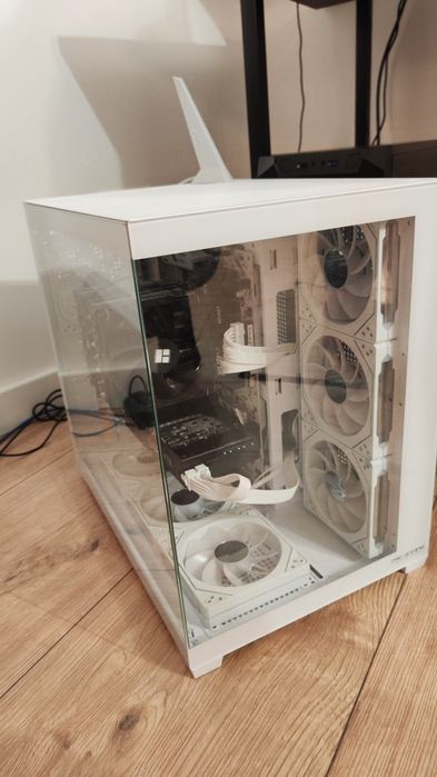 Carcasa Pro Gaming ELITE WHITE, Cube Tower, ATX, fara sursa, 7x ARGB F