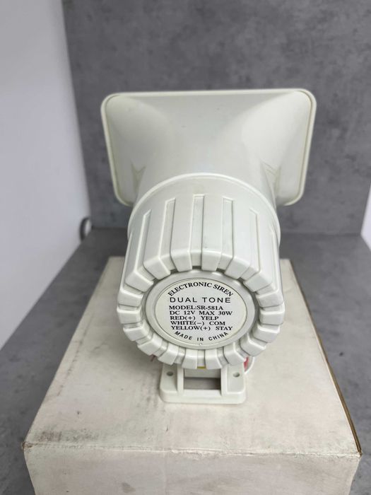 Unitate de alarmă / sirenă SR-581A cu ton dual