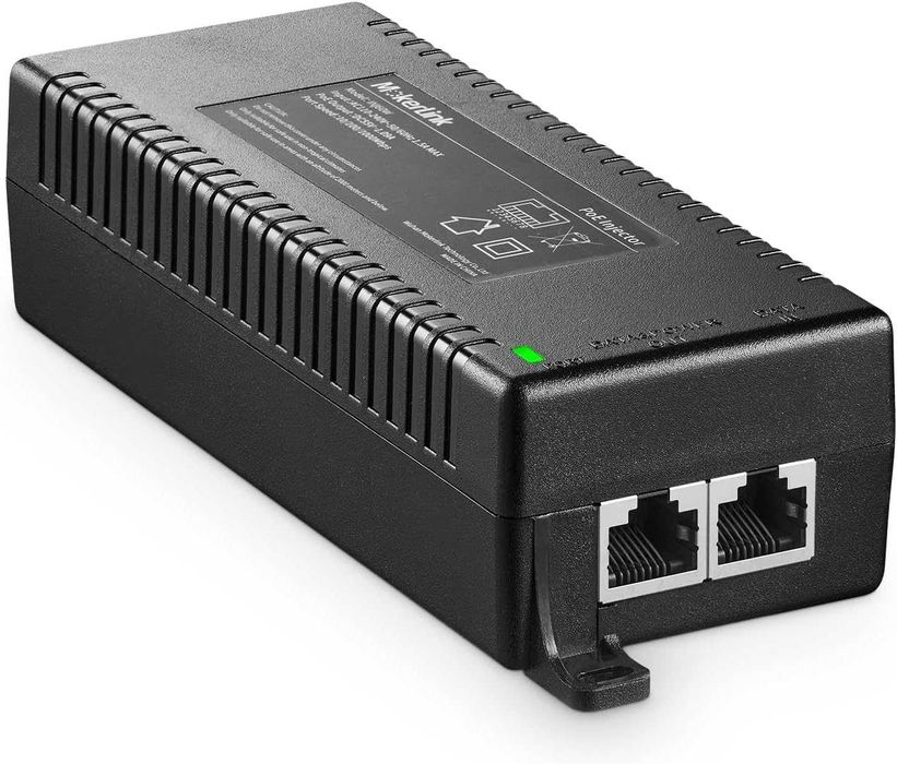 MokerLink Gigabit PoE Injector,802.3af/at/bt 60W,10/100/1000Mbps Ether