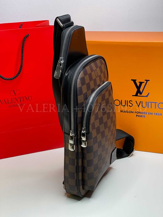 Borseta Louis Vuitton - Slingback Avenue Damier ebene