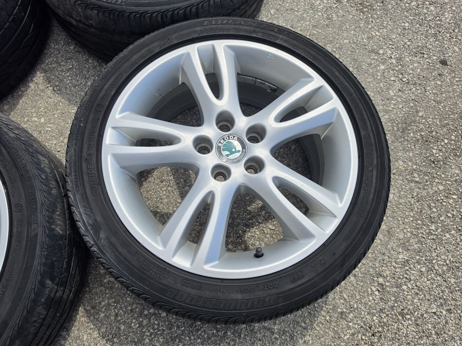 5х100/16 с гуми Шкода Ауди Сеат Субару 5x100/16 Skoda Fabia Octavia VW Audi