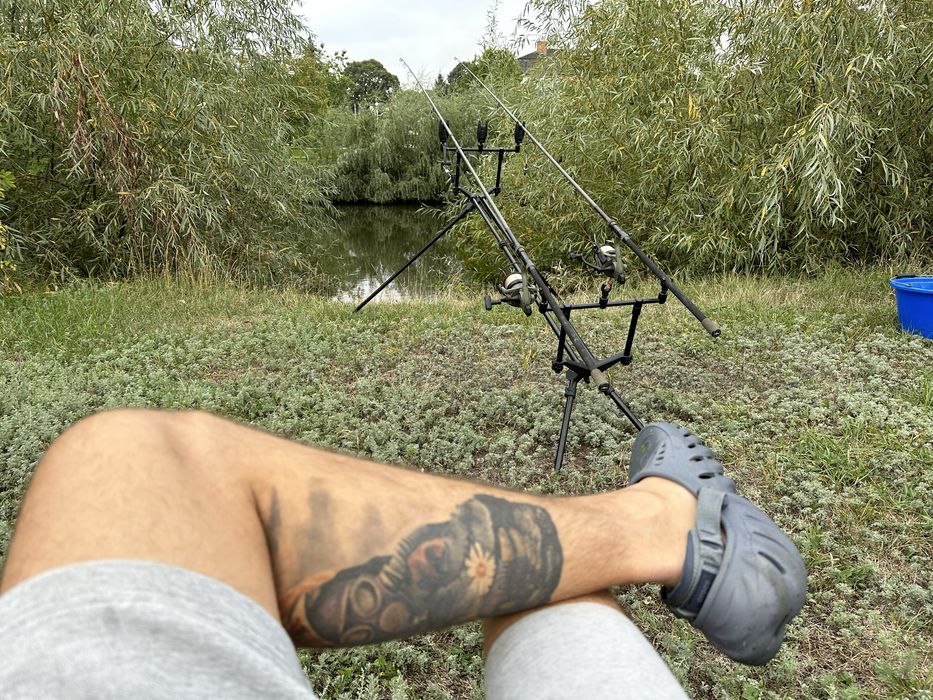 Rod pod Avid Carp Lok Down Altitude+ lansete Prologic+avertizori Prolo