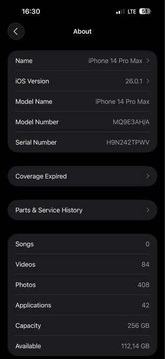IPhone 14 Pro Max 256gb